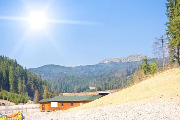 stock image Watch a house in the mountains