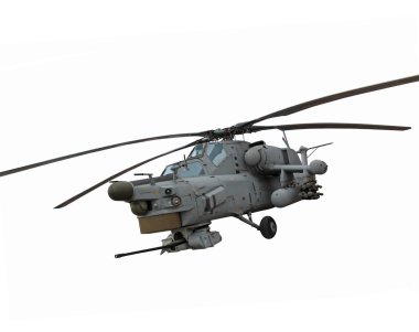 Mi-28 helicopter clipart