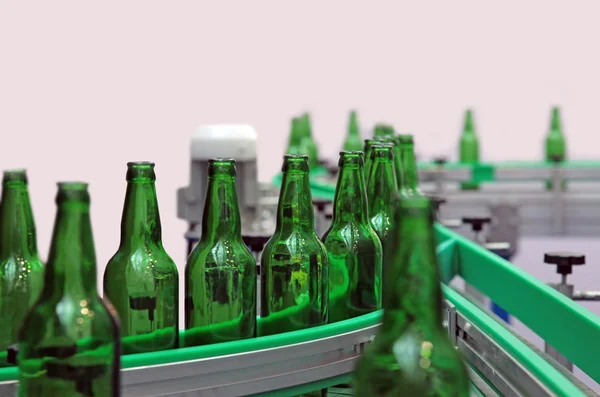 Glasflaschen für Bier — Stockfoto