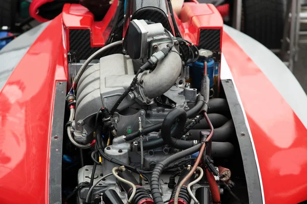 Motor závodního auta závodní — Stock fotografie