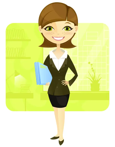 Femme d'affaires — Image vectorielle