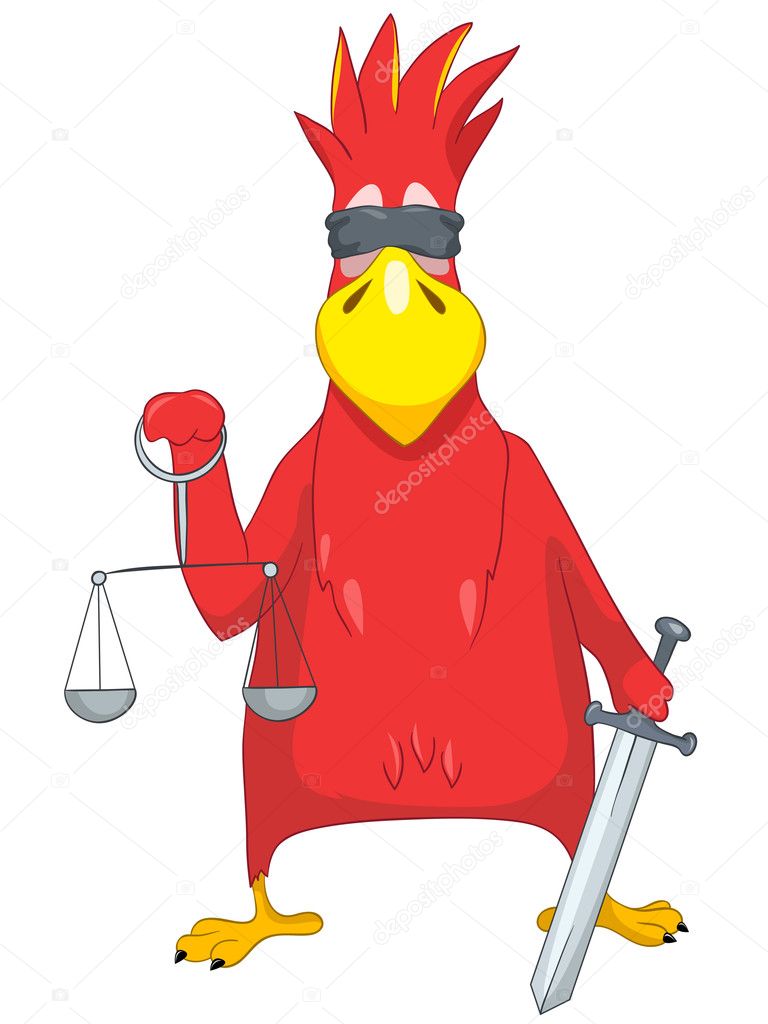 Funny Parrot. Law.