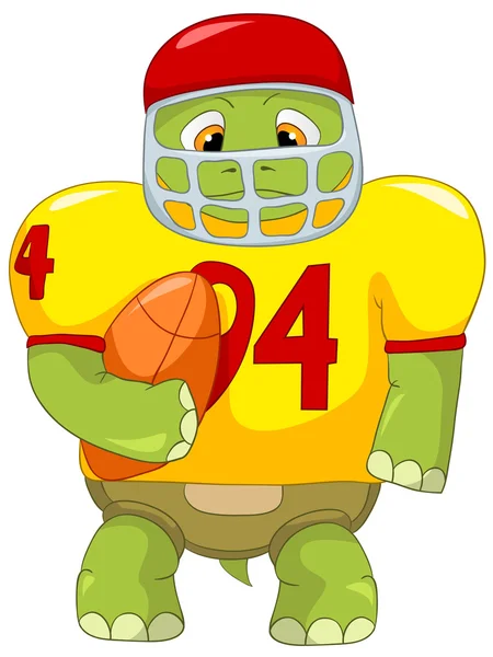 Αστεία χελώνα. ράγκμπι. — Διανυσματικό Αρχείο