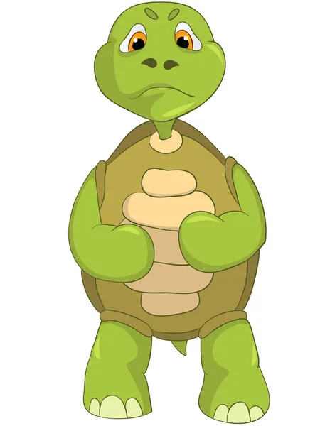 Kızgın kaplumbağa. — Stok Vektör