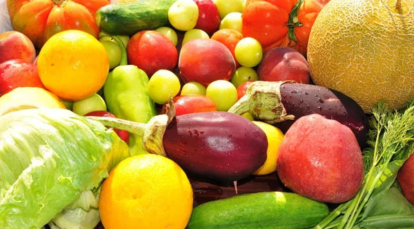 蔬菜及水果 图库照片