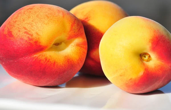 Peach fruit Stock Image