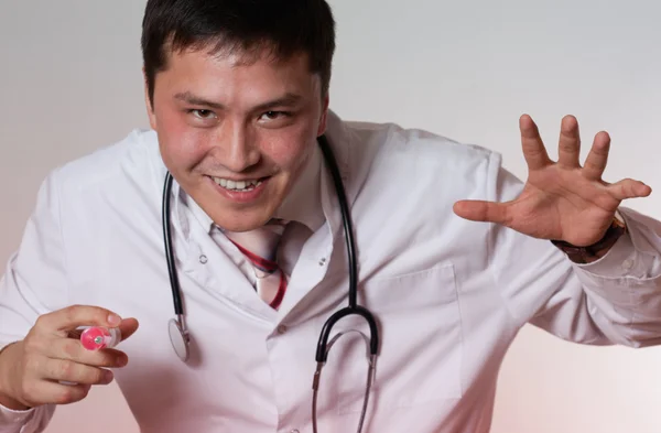 An evil doctor — Stock Photo, Image