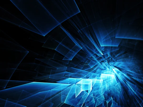 Абстрактный синий на черном цифровом фоне — стоковое фото