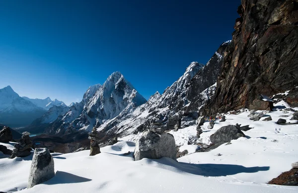 Перевал Чо Ла в Гималаях — стоковое фото