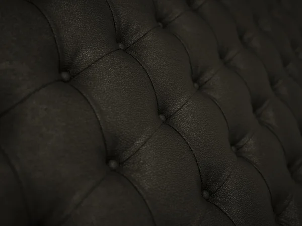 Nahaufnahme eines schwarzen weichen Ledermusters — Stockfoto