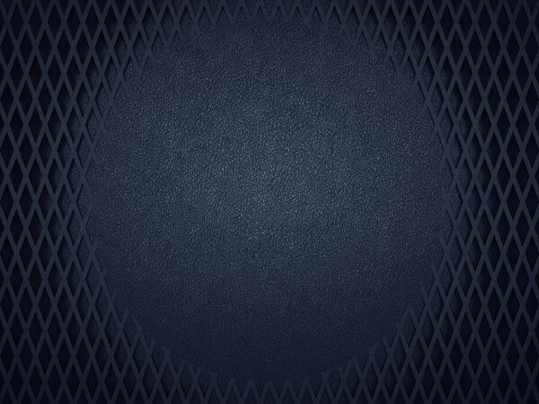 Leather background with circle and meshy pattern