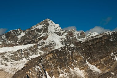 Gokyo RI Zirvesi: dağlar Üstten Görünüm