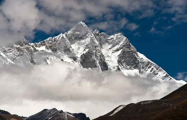 Lhotse shar summity Everest a Lhotse — Stock fotografie