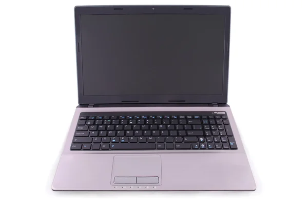 Laptop na biały — Zdjęcie stockowe