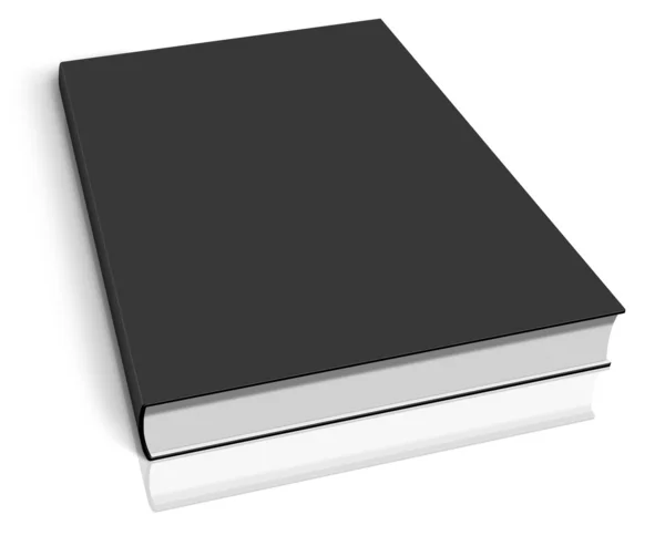 Blck empty book template — Stock Photo, Image