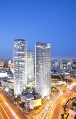 Tel Aviv skyline clipart