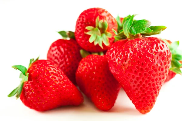 Gruppe von Erdbeeren — Stockfoto