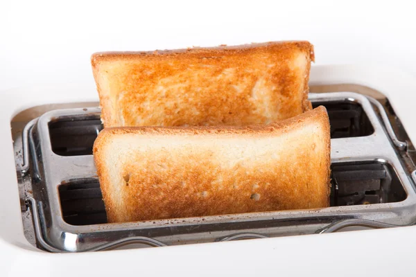 Bread in the toaster — Stock Photo, Image