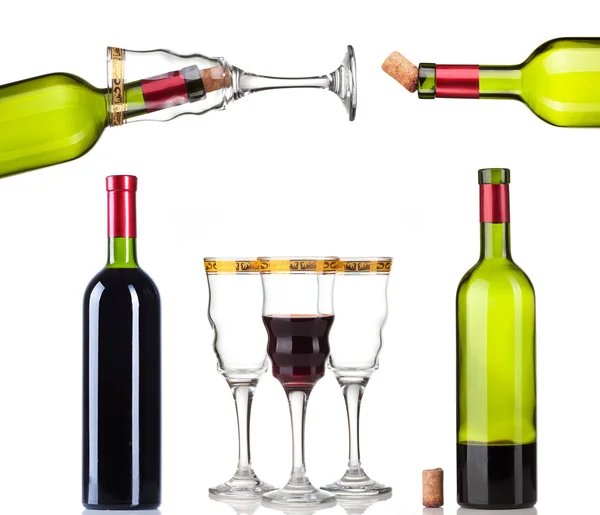 Koncepcja butelki wina — Zdjęcie stockowe