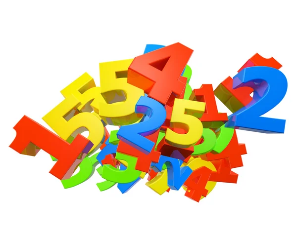 stock image Heap of color number