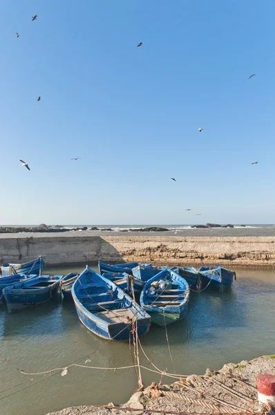 Hamnen i essaouira, Marocko — Stockfoto