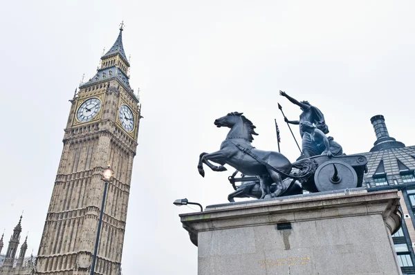 Биг-Бен - часы в Лондоне, Англия — стоковое фото