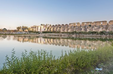 Agdal pond at Meknes, Morocco clipart