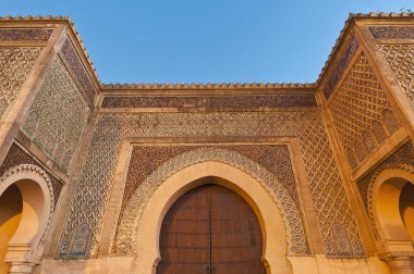 Bab Jama en Nouar door at Meknes, Morocco clipart