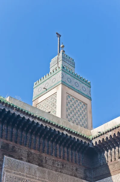 Bou Inania Madrasa em Fez, Marrocos — Fotografia de Stock
