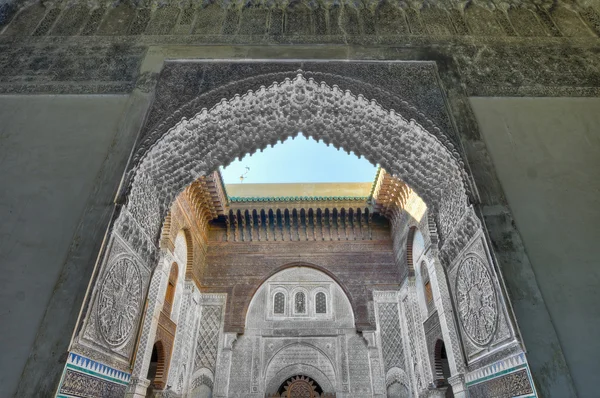 Misbahiya medersa at Fez, Morocco — Stock Photo, Image