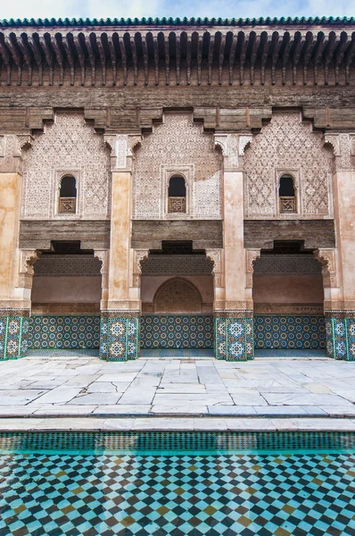 Ben 约瑟夫清真寺在摩洛哥马拉喀什 — 图库照片