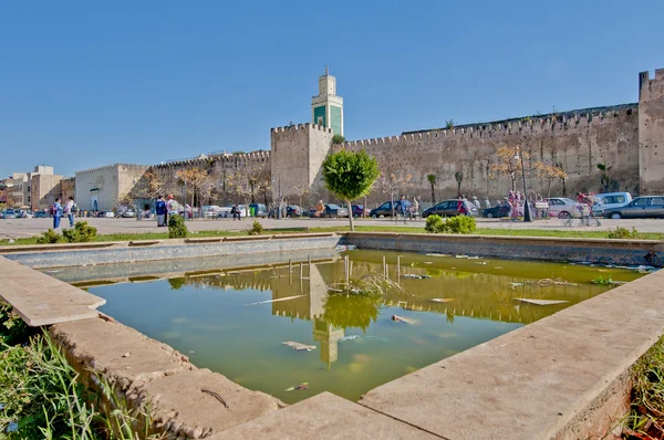 拉拉 aouda 方形铝梅克内斯，摩洛哥 — 图库照片