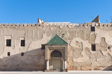 El Hedim square at Meknes, Morocco clipart