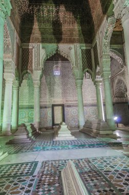 Saadian tombs in Marrakech, Morocco clipart