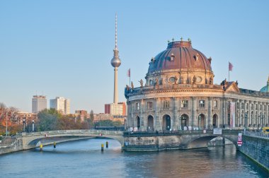 Bode Museum located on Berlin, Germany clipart