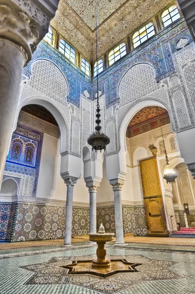 stock image Moulay Ismail Mausoleum at Meknes, Morocco