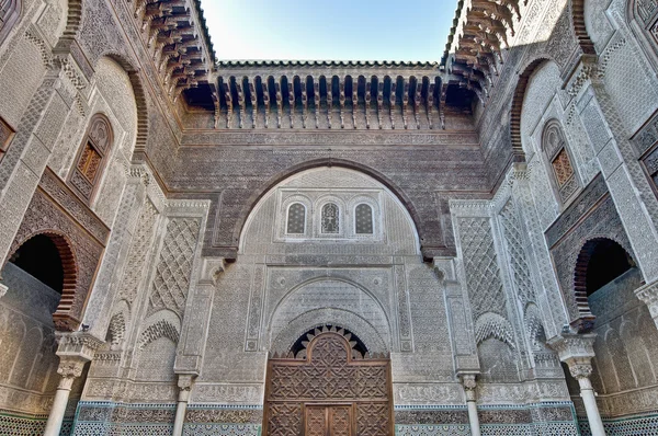 Misbahiya medersa at Fez, Morocco — Stock Photo, Image
