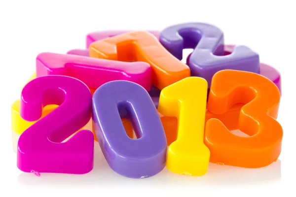 Numery kolorów pokazuje rok 2013 — Zdjęcie stockowe