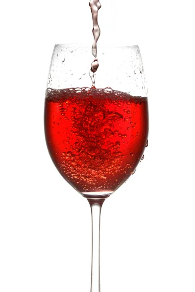 Vinho que despeja em vinho — Fotografia de Stock