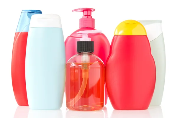 Set of cosmetic bottles — Stock Photo, Image