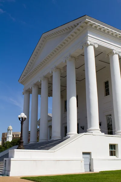 Entrada al Capitolio Estatal de Virginia — Foto de Stock