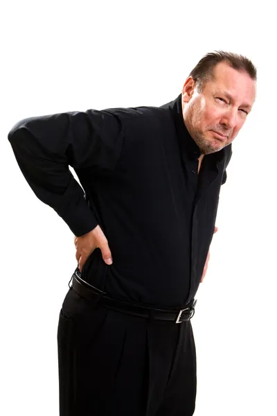 Dolor de espalda de ancianos —  Fotos de Stock