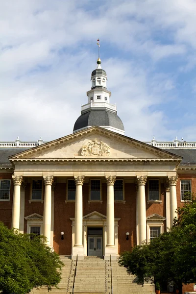 Entrada al Capitolio Estatal de Maryland — Foto de Stock