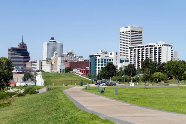 Skyline von Memphis Park Downtown — Stockfoto