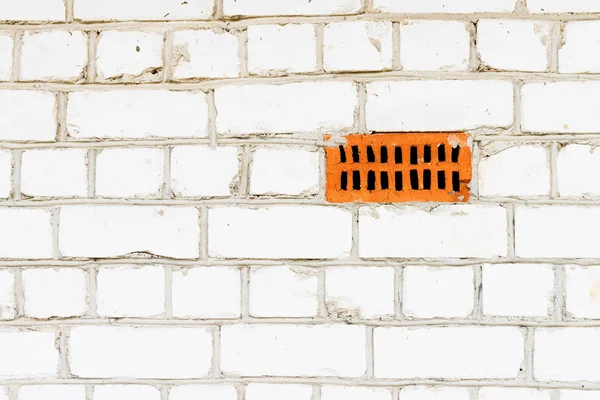 White silicate brickwork wall — Stock Photo, Image