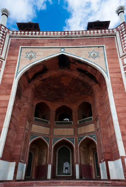 Humayun`s Tomb arches, Delhi, India. — Stock Photo, Image