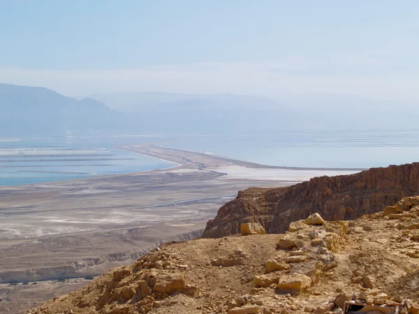Dode Zee en woestijn — Stockfoto