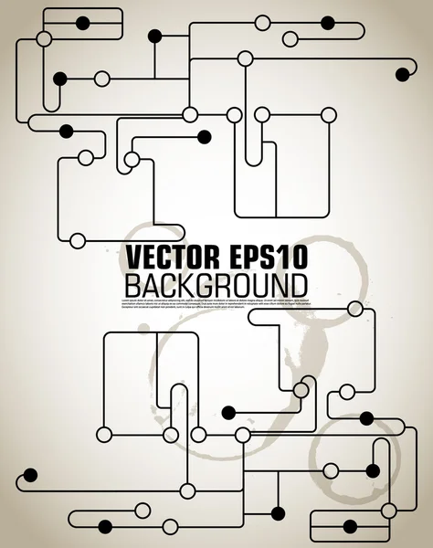 Abstraktní pozadí desky obvodu — Stockový vektor
