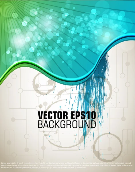 Zakelijke technologie achtergrond - vector — Stockvector