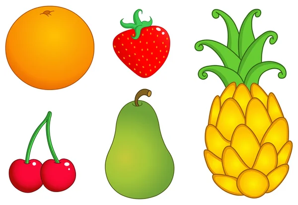 Φρούτα σύνολο 1 — Διανυσματικό Αρχείο